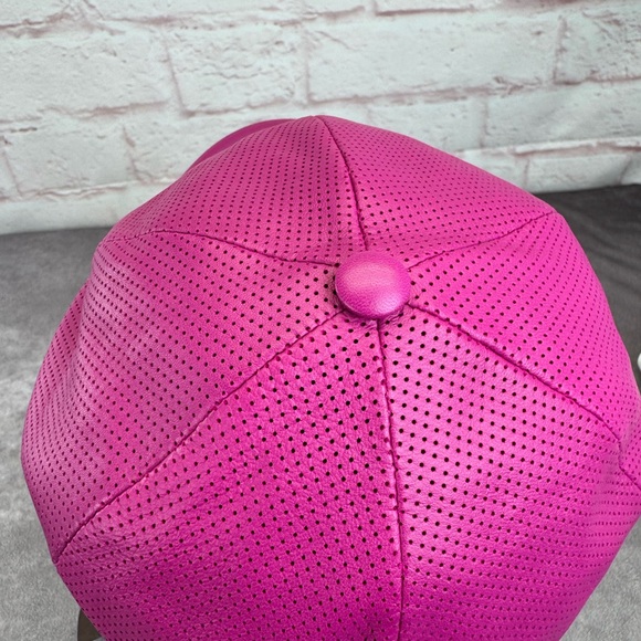 Gucci Fuchsia Lambskin Leather Pink Hat NWT - Picture 6 of 12